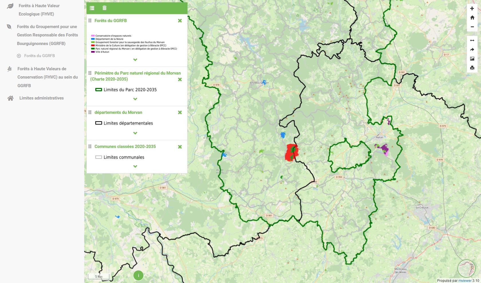 La cartographie des forêts certifiées